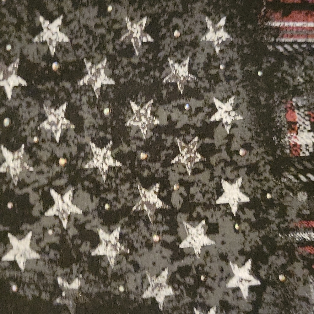 3[$20 Red-white patriotic design on black. Med. - Picture 5 of 6